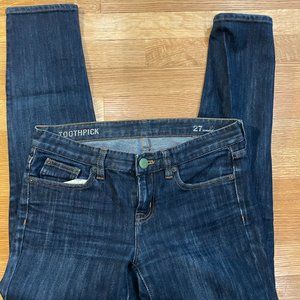 J.Crew Toothpick Ankle Skinny Jeans Medium Wash